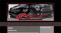 Desktop Screenshot of gpmotorworks.co.za